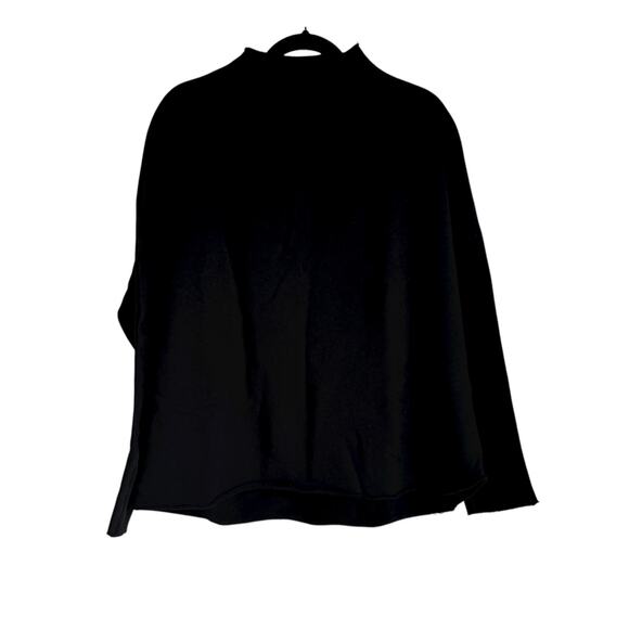 Frank & Elieen Women's Mock Neck Pullover Sweater Long Sleeve Black Size M NWOT - Picture 7 of 10